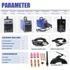 Tig Welding Machine IGBT HF DC Inverter Digital Welder Machine MMA TIG Welder Semi-automatic 2 in 1 Electric Argon Welding 6