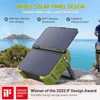 Portable Power Station 1000W with Built-in Solar Panel, 614WH/192000mAh LiFePO4 Battery Pack, Solar Generator 3