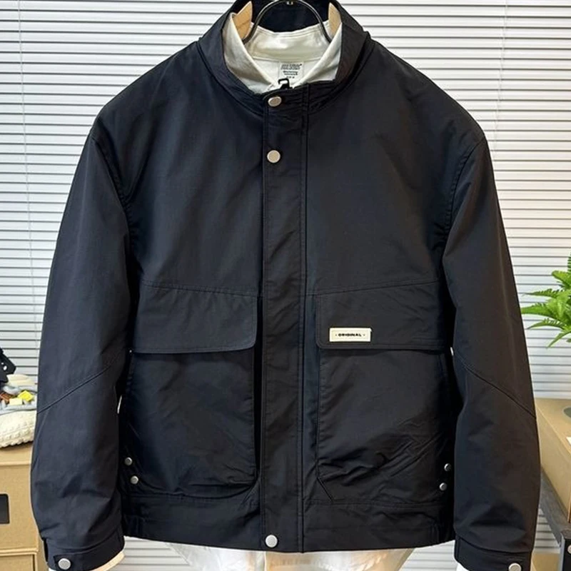 Description Picture 5 of itemSpring Autumn 2024 New Jacket Men's Korean Mountaineering Jacket Men's Trendy Versatile Simple Workwear Pocket Top Freshing
