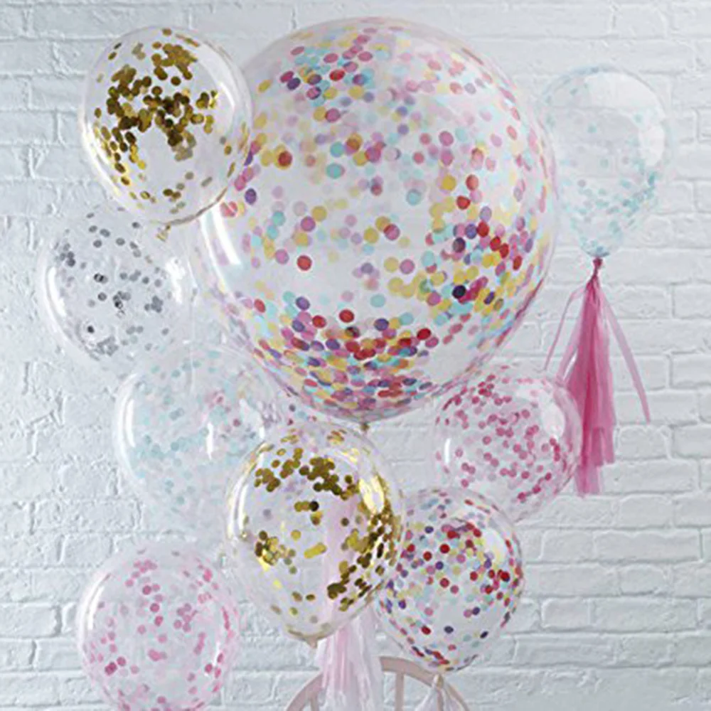 Lot De 5 000 Confettis Roses à Paillettes De 2,5 Cm Pour Mariage, Fête Prénatale, Fête D'anniversaire, Décoration De Table (50 G