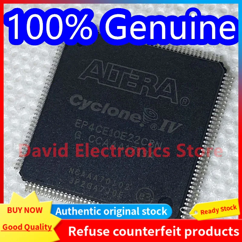 

2PCS New original EP4CE10E22C8N EP4CE10E22 packaged QFP144 programmable logic chip