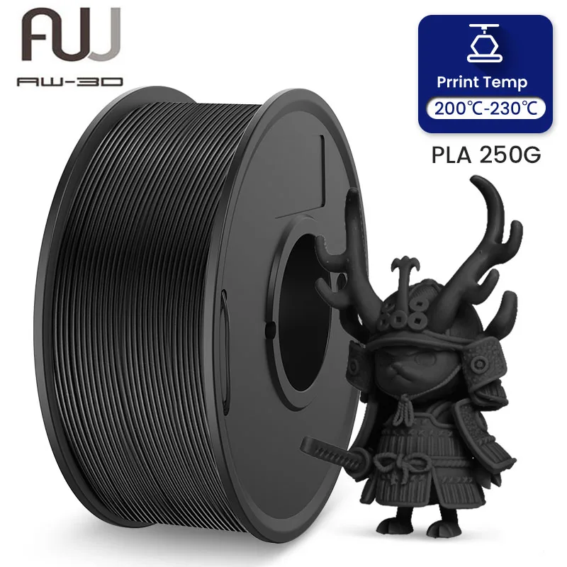 AW PLA Filament 250g 1.75mm for 3D printing filament Small Spool Environmental protection No waste New for 3D Print