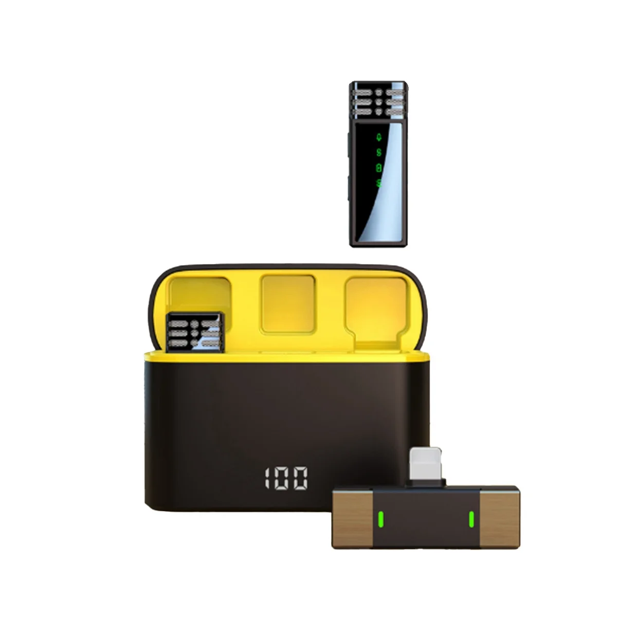 

Беспроводной микрофон петличный для IPhone, IPad, Android, Apple