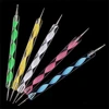5Pcs Double Ends Dotting Pens Marbleizing Painting Tool Nail Art Dot Manicure Polish DIY Point drill Pen 1