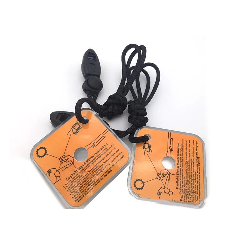 Survival Signal Light Outdoor Emergency Survival Reflective Signal Mirror Adventure Mirror Outdoor Supply