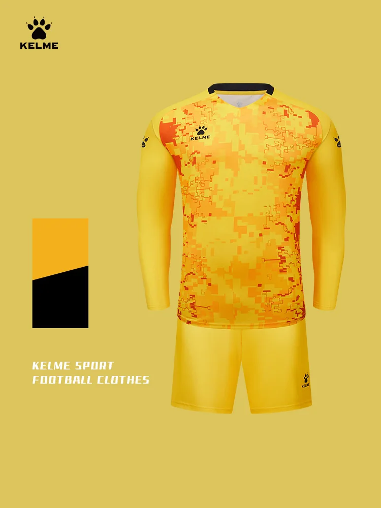 Football Uniform Kelme Goalkeeper Clothing Set