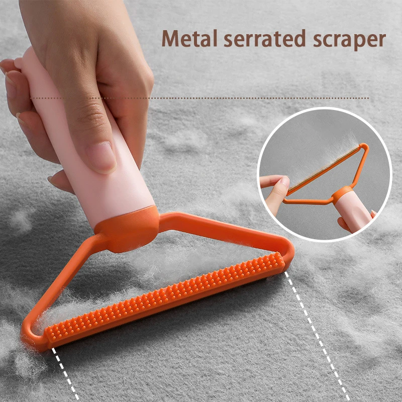 

Portable Pet Hair Lint Remover Double Sided Pet Hair Scraper Cleaner Sweater Clean Tool for Clothes Carpet Couch Limpieza