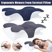 Memory Foam Neck Pillow Butterfly Shape Sleep Cervical Pillow Slow Rebound Comfortable Ergonomic Contour Orthopedic Neck Pillow 2