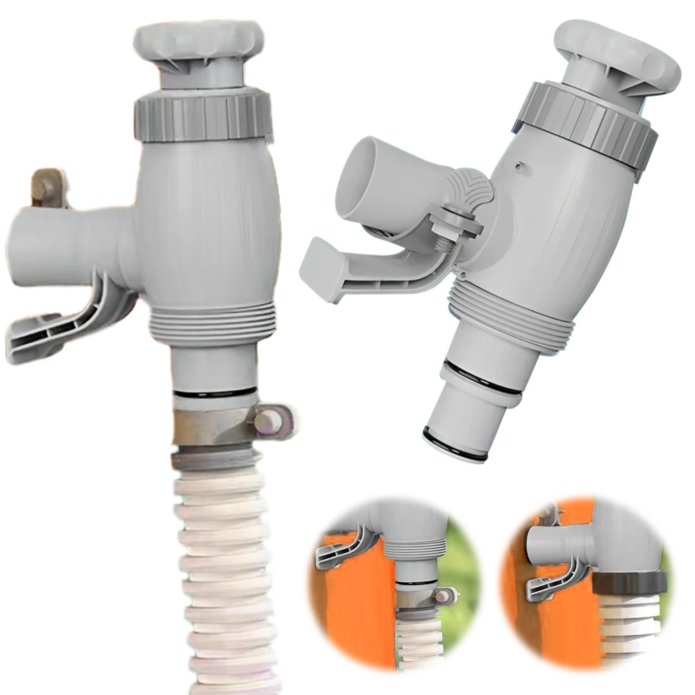 Pools ch lauch adapter mit Ein-Aus-Ventil Kolben ventil oberirdisch Schwimmbads ch lauch adapter oberirdisches Pool zubehör