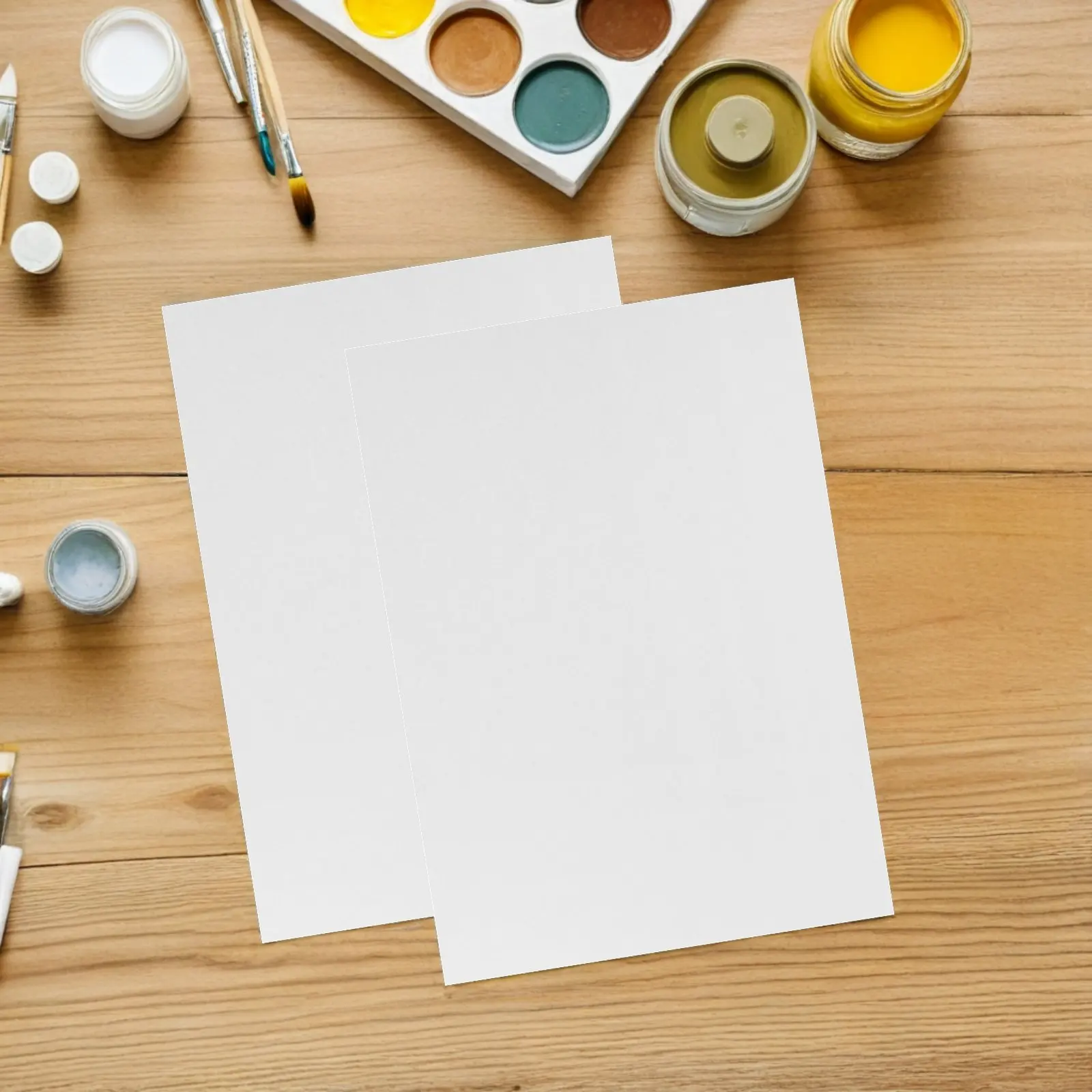 100Pcs A4 수채화 패드 그림 그리기 공예 프로젝트 학교 가족 미술 활동 부드러운 질감 생생한 컬러 종이