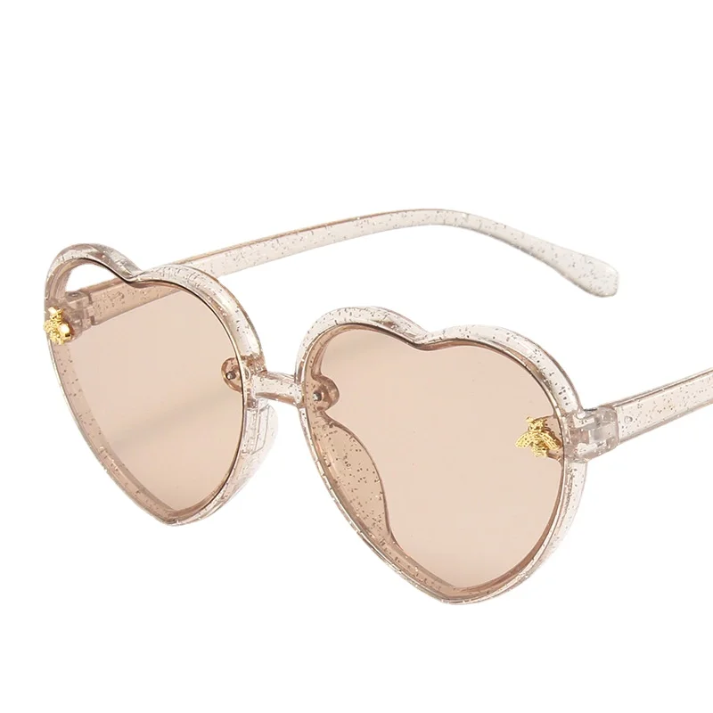 Children's Sunglasses Kids Transparent Colorful Bee Shaped Play Photo Eyewear