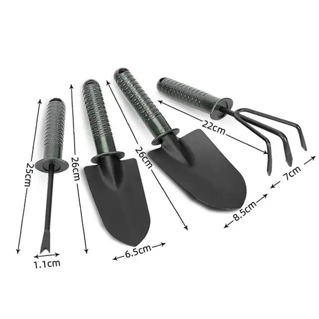 4Db/Set Kerti Simítószalag Gyakorlati Ergonómiai Tervezési Szerszámok Nem Csúszásfogantyú Acél Húzószalag Transzplanter Kézi Rake Gyomnövény - Image 6