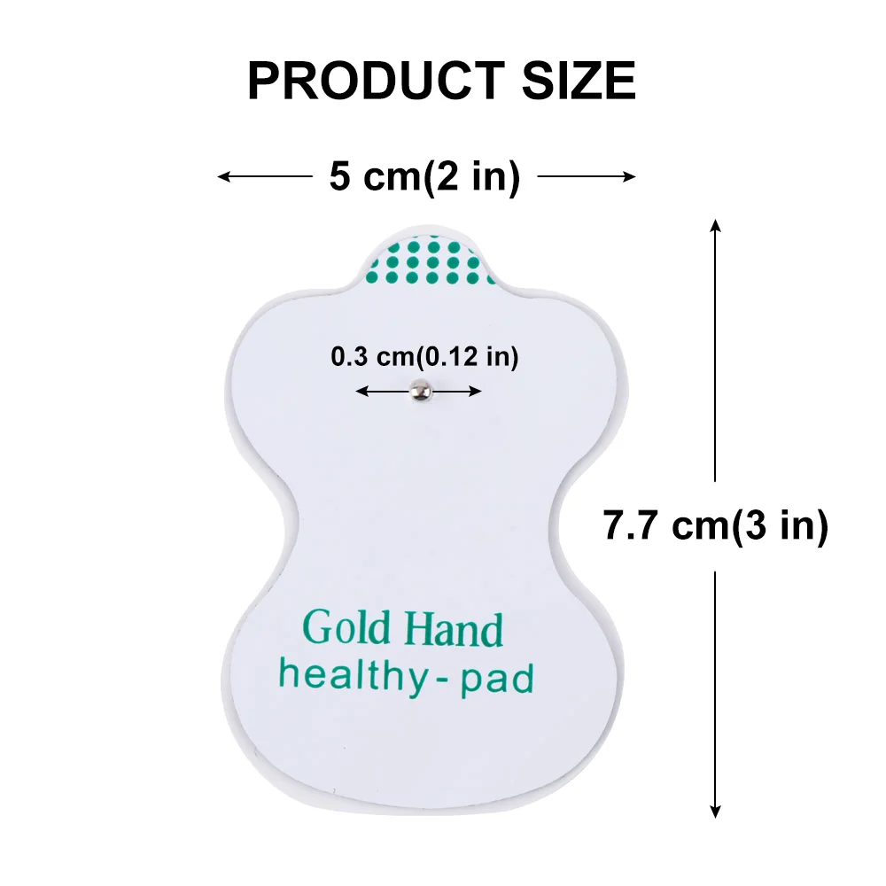 50/30 self adhesive replacement tens electrode pads square muscle stimulator electric digital machine massager sticker muscle stimulator electrode pads
