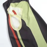 Sexy Strapless Backless Printed Long Dress Women Fashion Sleeveless Off Shoulder Vestidos 2024 Summer Lady Party Evening Robes - Image 4