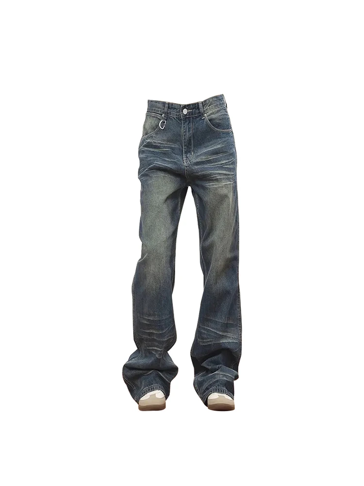

Women's 2000s Vintage Jeans Harajuku Baggy Y2k Korean Streetwear High Waist Denim Wide Leg Pants Straight Cowboy Trouser Summer