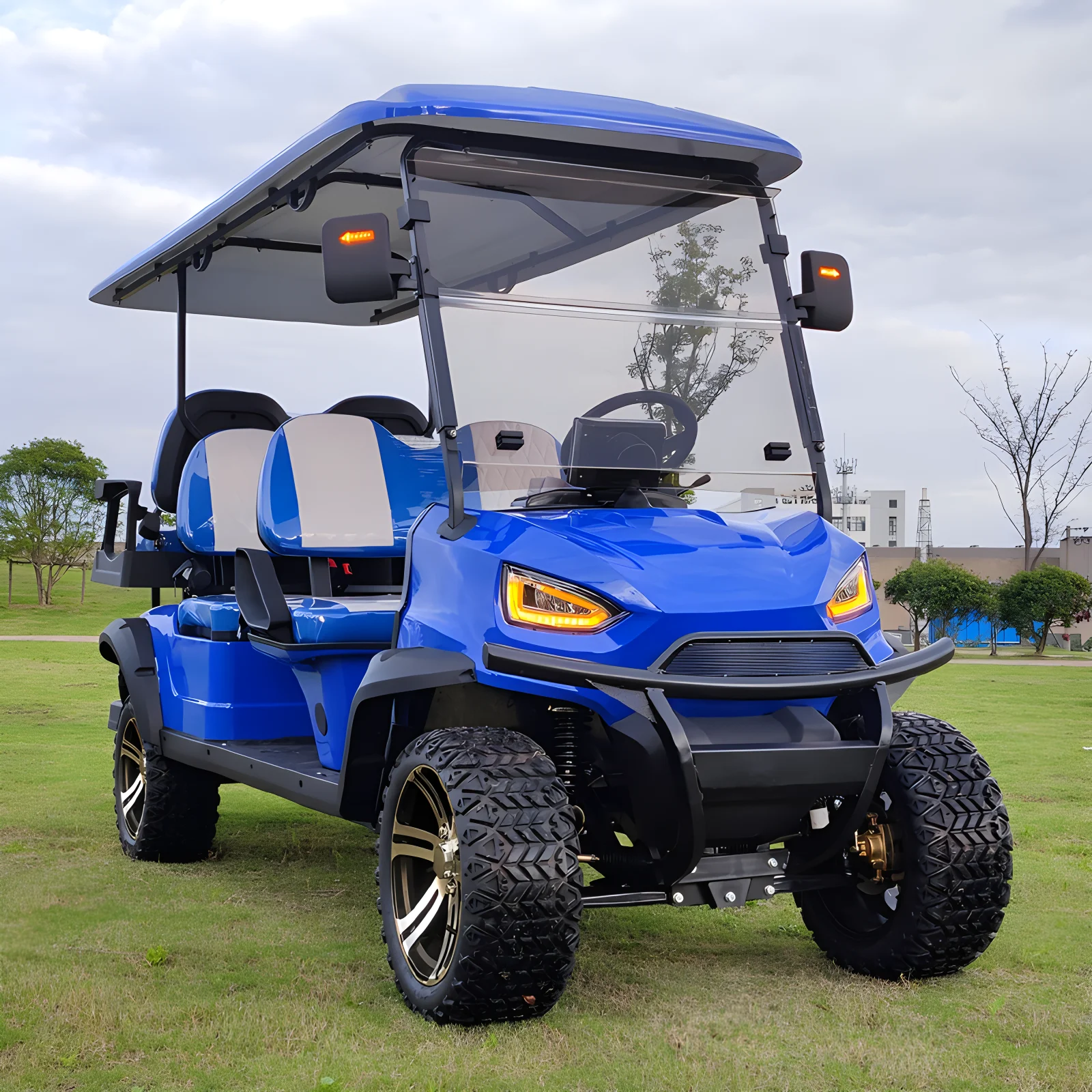 2026년형 현대 수출용 전기 신에너지 자동차 오프로드 차량 6인승 전기 골프 카트 DOT/OEM 전지형 차량