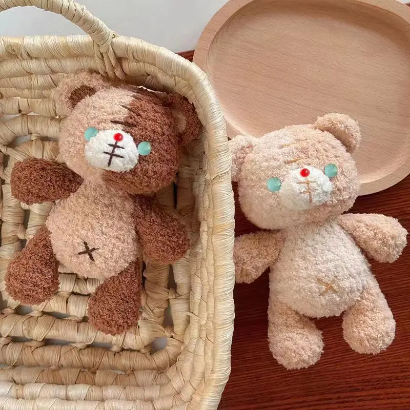 수제 후크 DIY 크로 셰 뜨개질 세트 키트 Amigurumi Knittin Bear 돌리 키 체인 재료 manualidades in English For Children Gifts