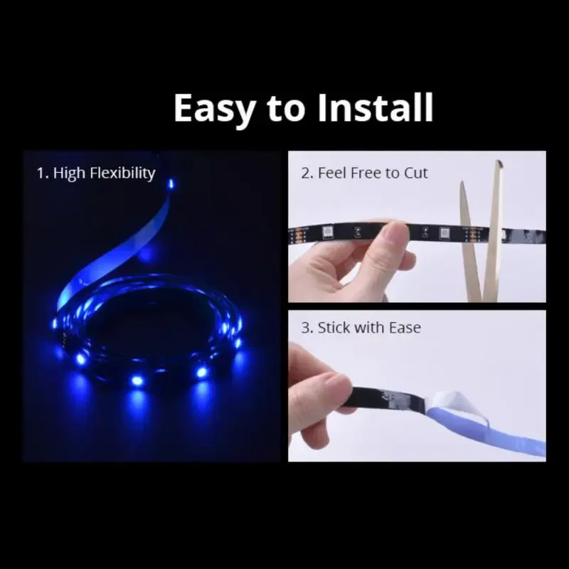 SONOFF L2/L2 Lite WIFI Smart LED Light Strip smart led strip light US/EU Dimmable Flexible RGB Strip Lamp Work With EWelink Alexa Google Home