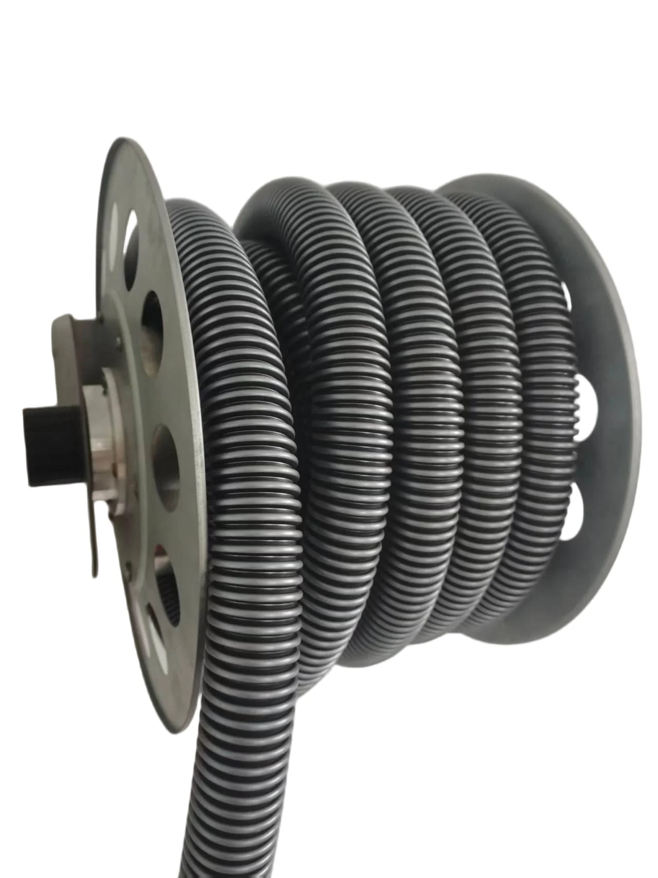 Vacuum Hose Reel With 30ft Extension Retractable Hose, 1-1/4'' Wall Mount Vacuum