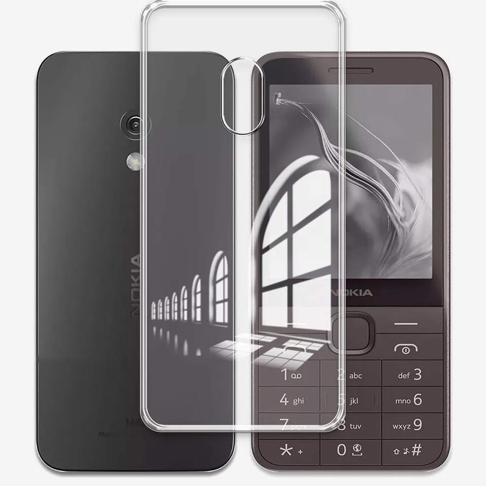 Custodia Silicone Trasparente Per Nokia 235 4G 2024 - Cover Protettiva