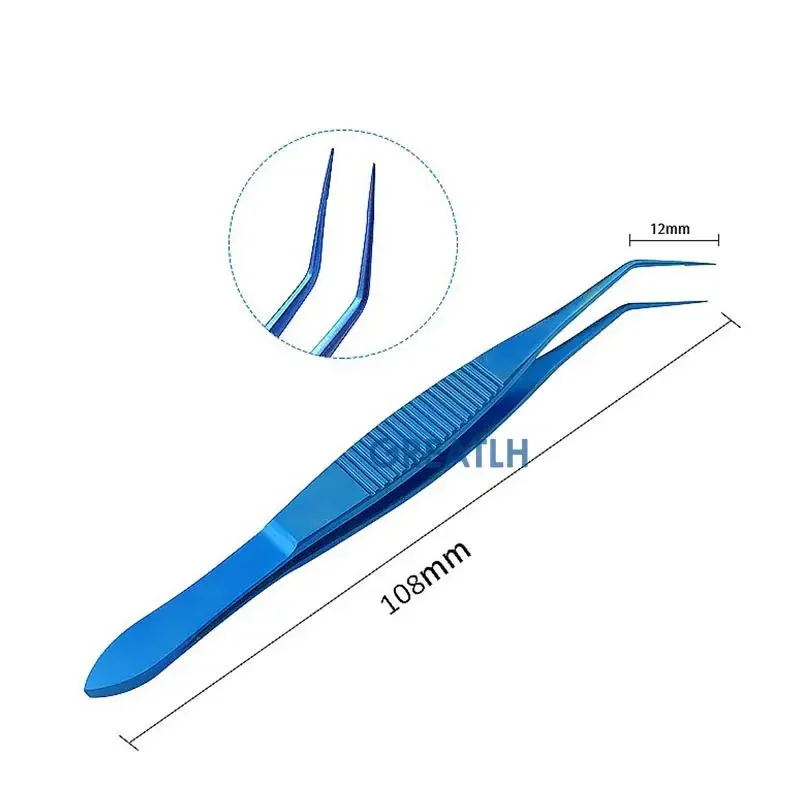Ophthalmic Titanium alloy Mcpherson Tying Forcep Tweezer Instruments ophthalmic tool surgical instruments