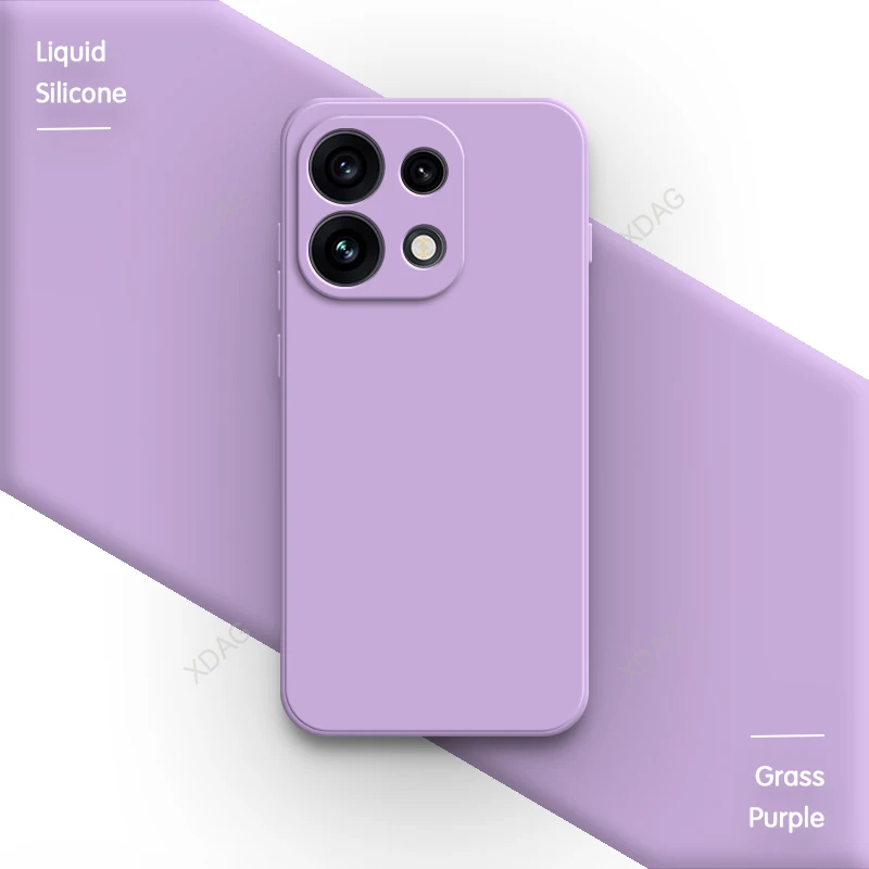 Sleek Liquid Silicone Phone Case - Original Square Design