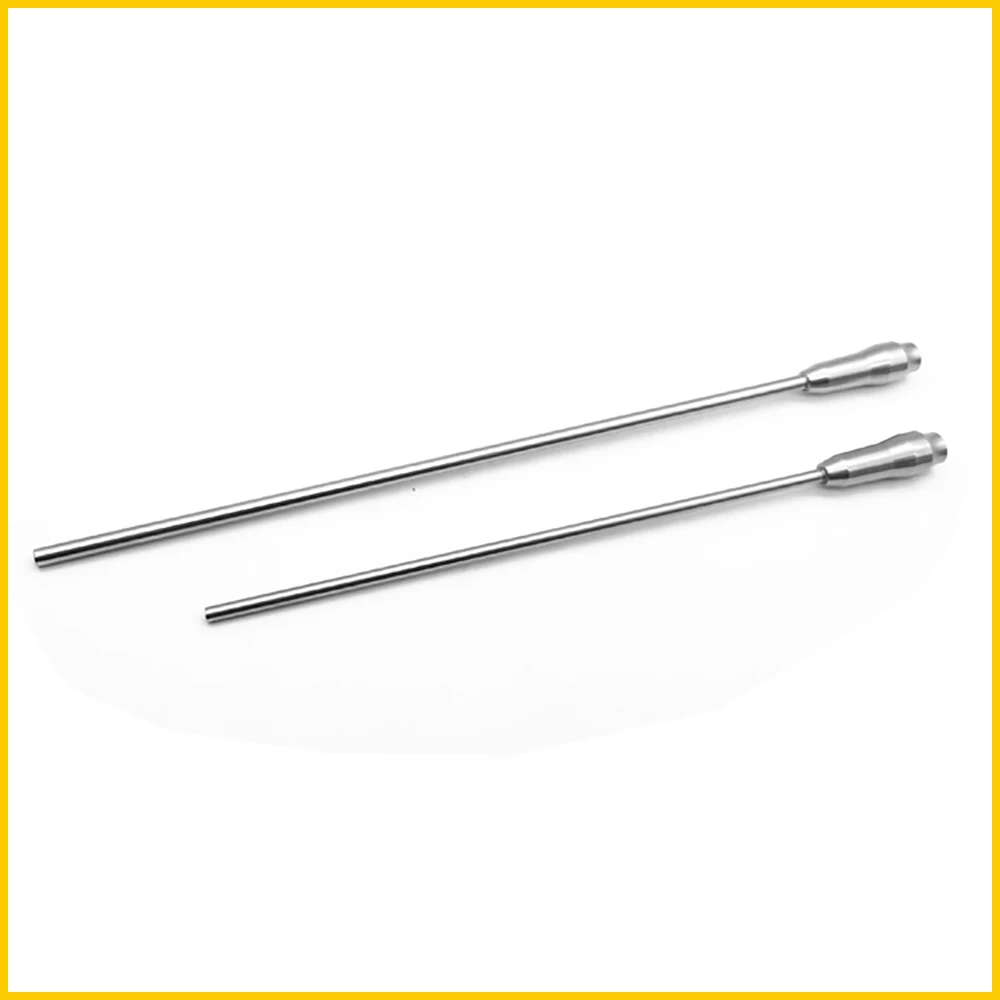 Aspirator Ear Otology Straw Tip Straight Curved Stainless Steel Animal Pet White Rat Surgery Experimental Equipment Supplies pet surgical accessories pet amniotic fluid suction device ear wax cleaning kit