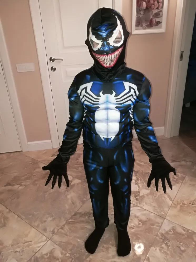 

Halloween costumes for boys Children's Venom Cosplay Superhero Role-playing Horror Costume Party Costumes Halloween Costumes