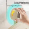2 in 1 Punch-free Suction Cup Pot Lid Rack Multifunctional Wall-mounted Double-layer Pot Lid Rack Kitchen Storage Rack 2