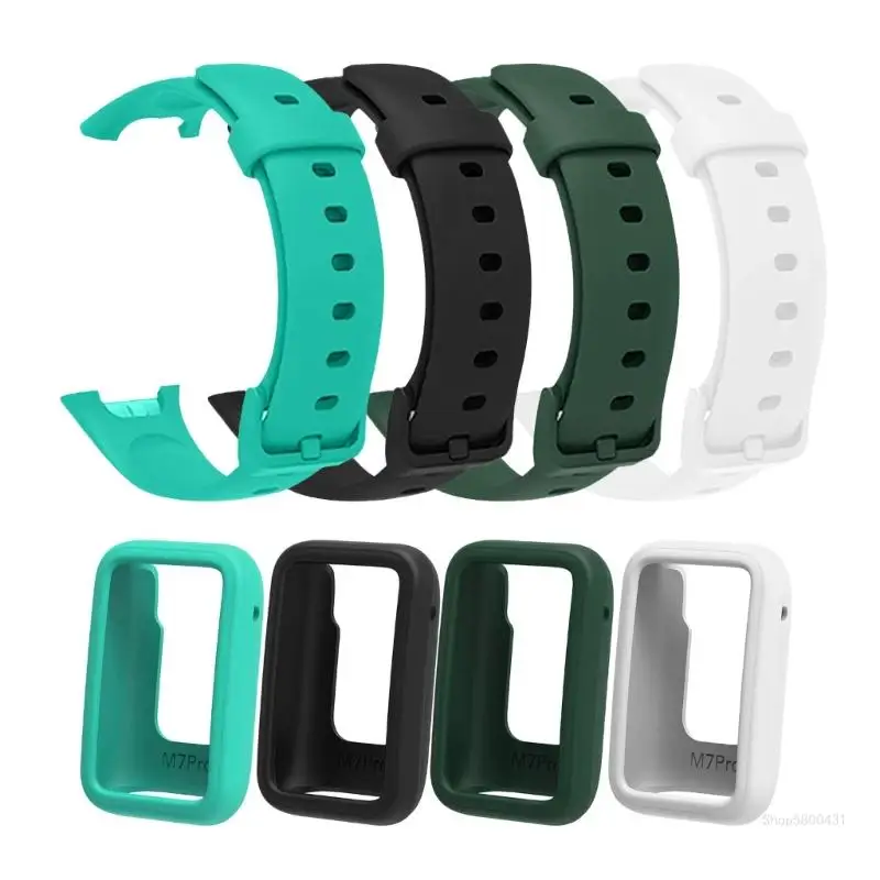 

Silicone Watch Bracelet Band Breathable Waterproof Strap for Mi Band 7