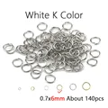 White K 6mm 140pcs