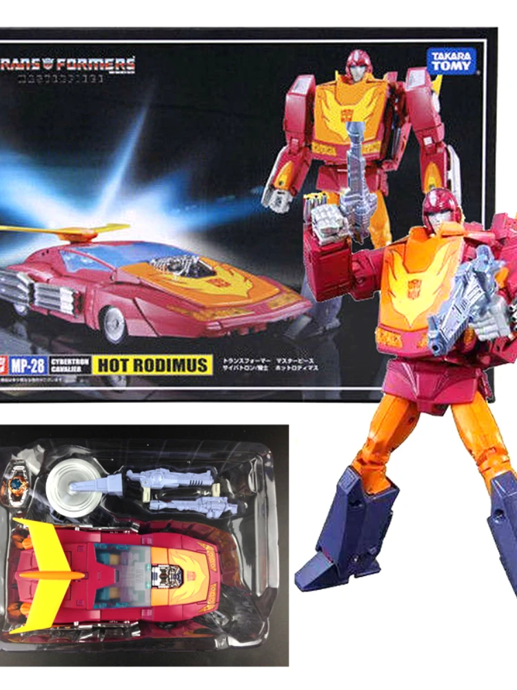 thumbnail image 1 of Figura de acción de la serie Transformation MasterPiece KO MP-28 MP28 Hot Rod G1, colección de figuras de acción, regalos de robots, juguetes, 1 of 4