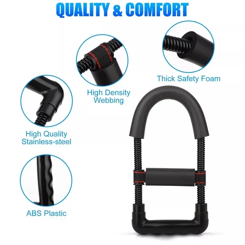 Adjustable Spring Wrist Stretcher Forearm Muscle Training Rehabilitation Equipment Arm Exerciser Gym Equipment Bodybuilding