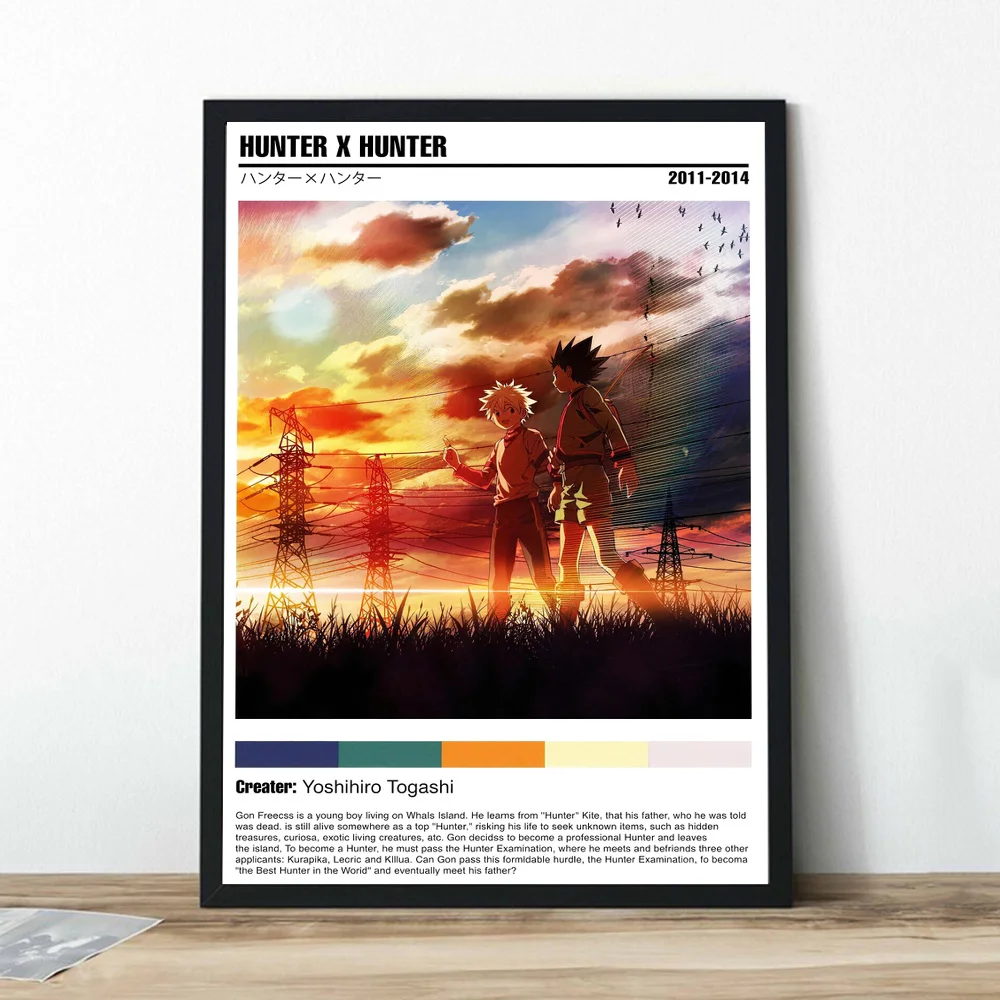 Hunter X Hunter Anime Poster Wall Art Prints – Canvas Painting
