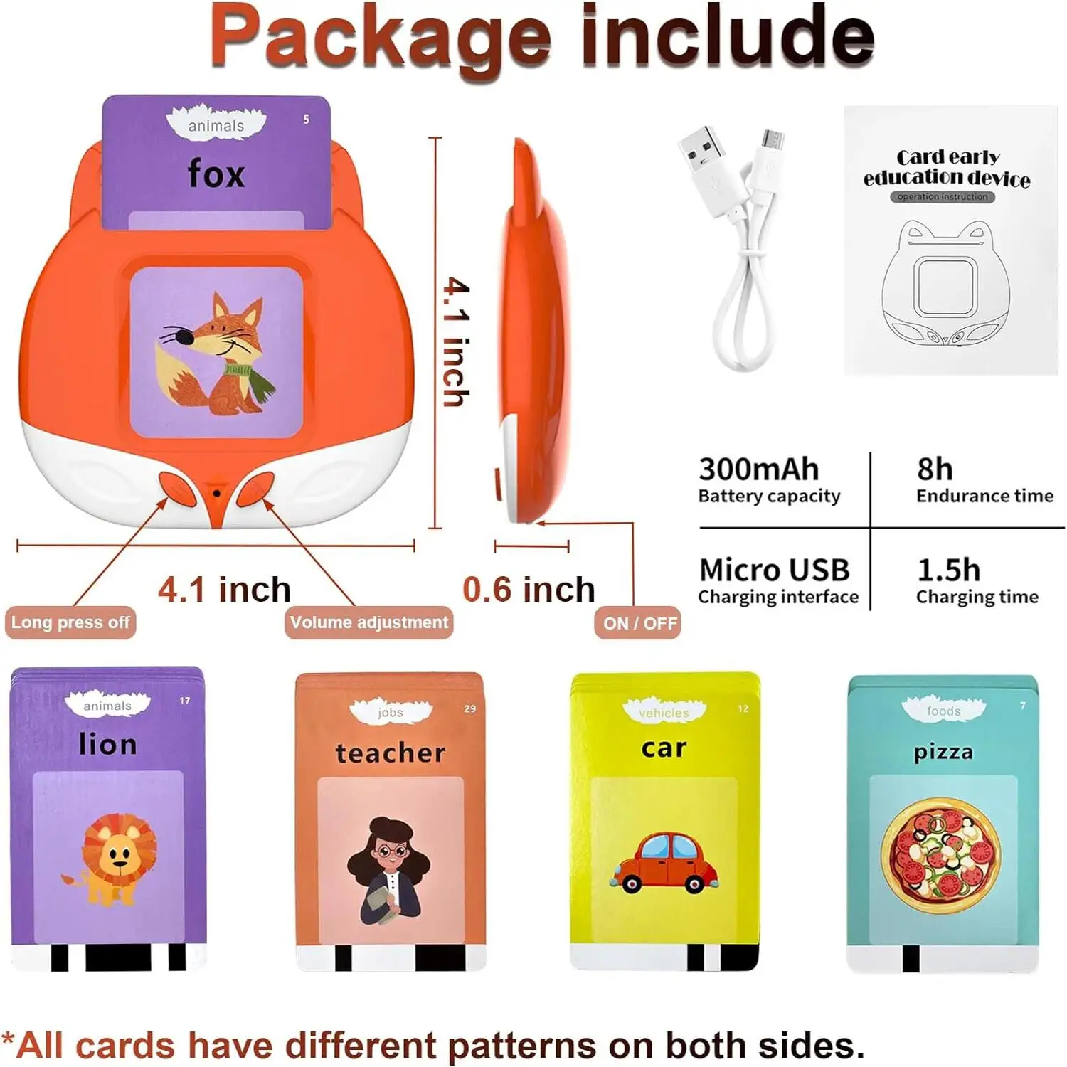 English puzzle children's early education card insertion machinebaby early education enlightenment learning machine card machine 4