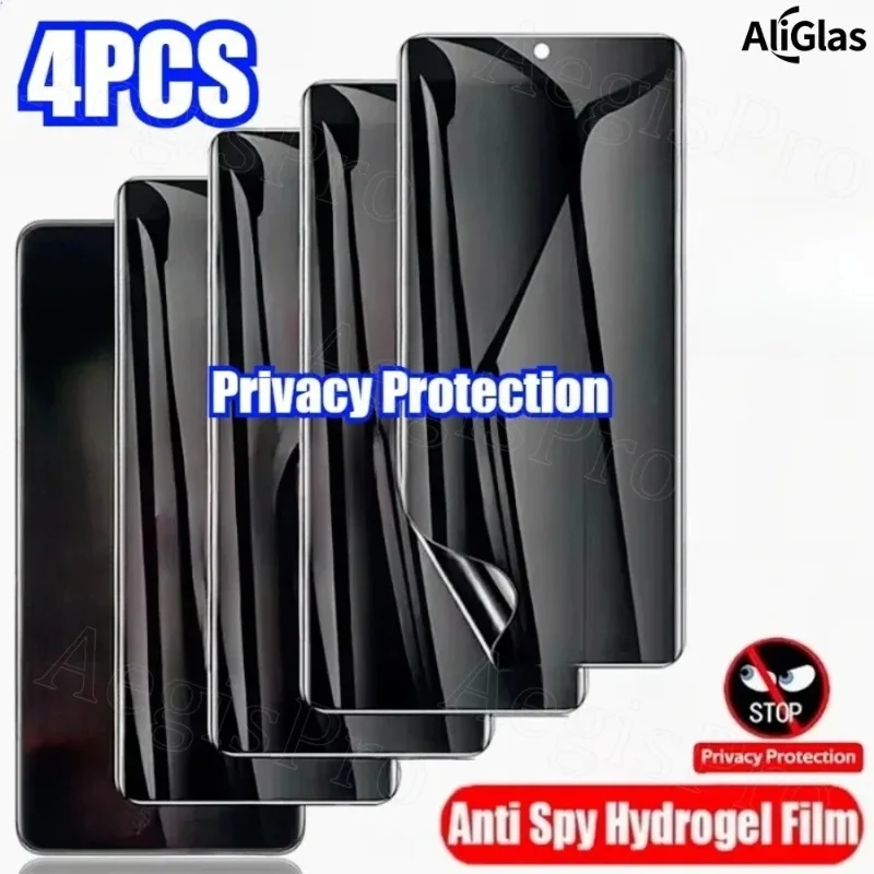 Película de hidrogel de privacidad para Samsung S26 S25 S21 S22 S23 S24 Pro Edge FE Plus S10e Galaxy Note 20 Note 10Lite, Protector de pantalla, 4 Uds.