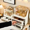 Large Capacity Makeup Organizer and Vanity Storage Shelf Desktop Cosmetic Storage Box and Vanity Organizer Lipstick Stand Holder 1