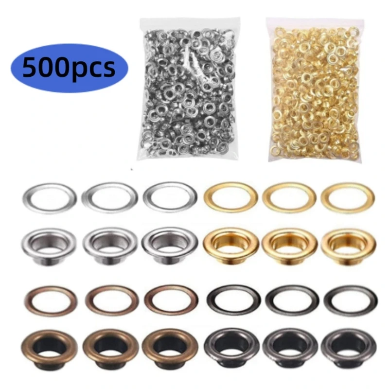 400PCS 10 Colors Grommets Eyelets Kits with Tool, 5mm Metal Grommet Kits -  AliExpress