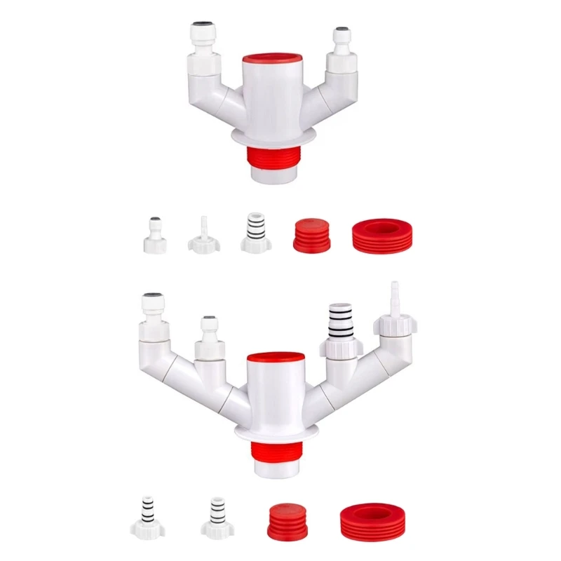 

Kitchen Sink Drain Connector Upgraded Anti backflow Drain Pipe Divider for Home F1CD