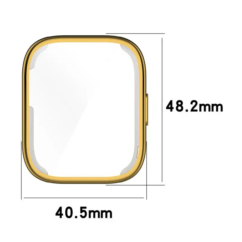 

Protective Case All Inclusive Harmless Safety Plating Smart Wearable Devices Highly Rated Tpu Protective Case Simple Tpu