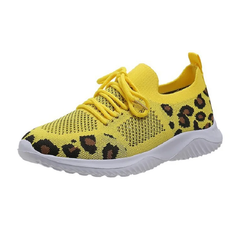 2023 Women Sneakers Mesh Breathable Floral Comfort Mother Shoes Soft Solid Color Fashion Female Footwear Lightweight