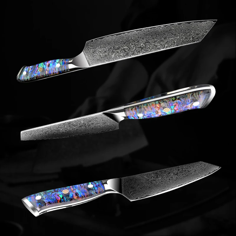 Ikigai Chef Knife Set - Professional Japanese Knives with Damascus