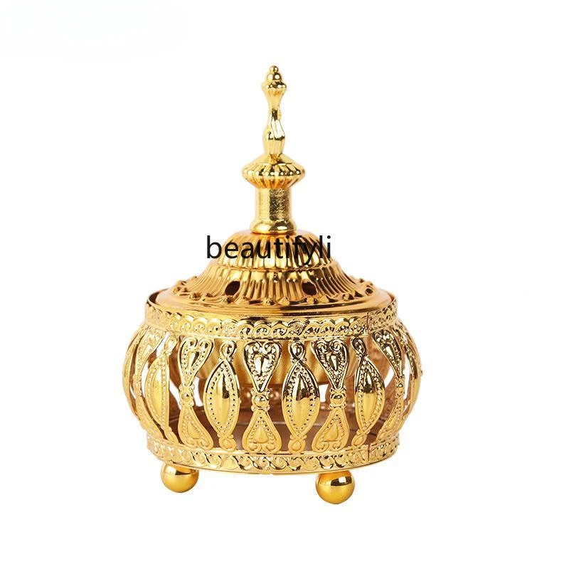 

Middle East Creative Lace Incense Burner Fashion Middle East Metal Craft Decoration Incense Burner Sandalwood Stove