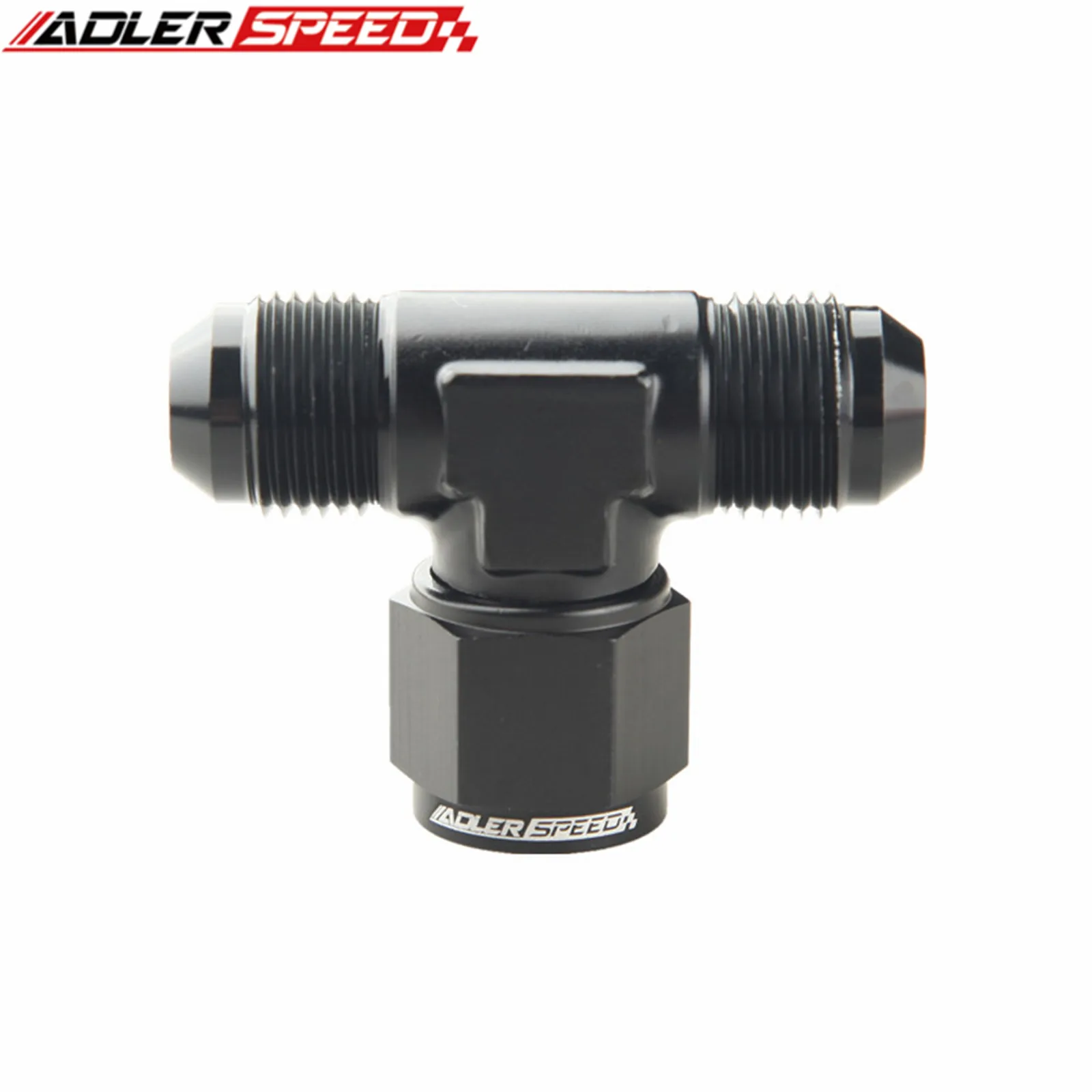 AN4 AN6 AN8 AN10 AN12 Male To AN Female Tee T-piece Fitting Adapter Aluminum Swivel Hose End Fitting Pipe Straight Adapter Fitting
