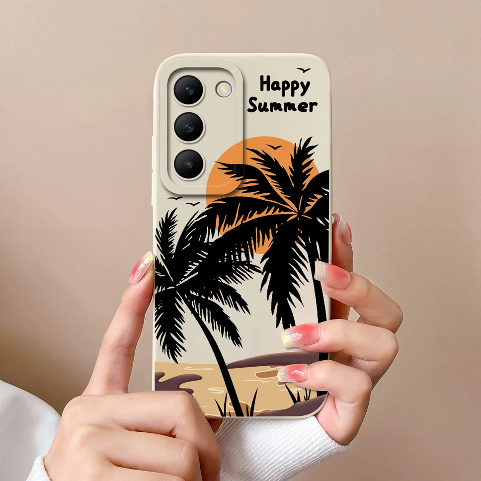 Fashion Simplicity Style Soft Silicone Shockproof Protective Phone Case Cover