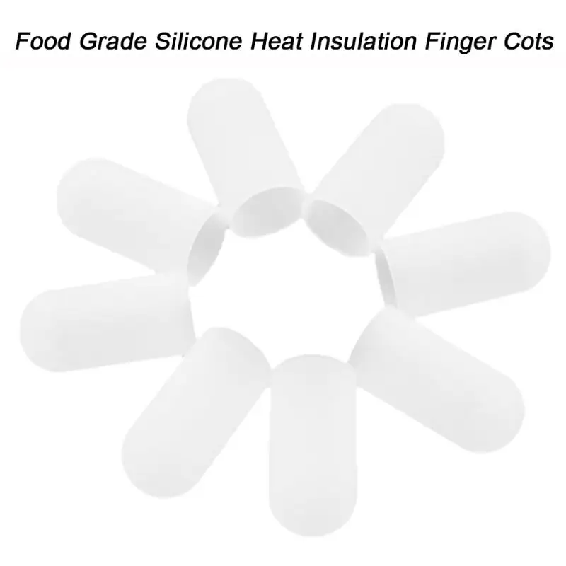 FoodGradeSiliconeFingerCotsHeatInsulationSafetyNonslip