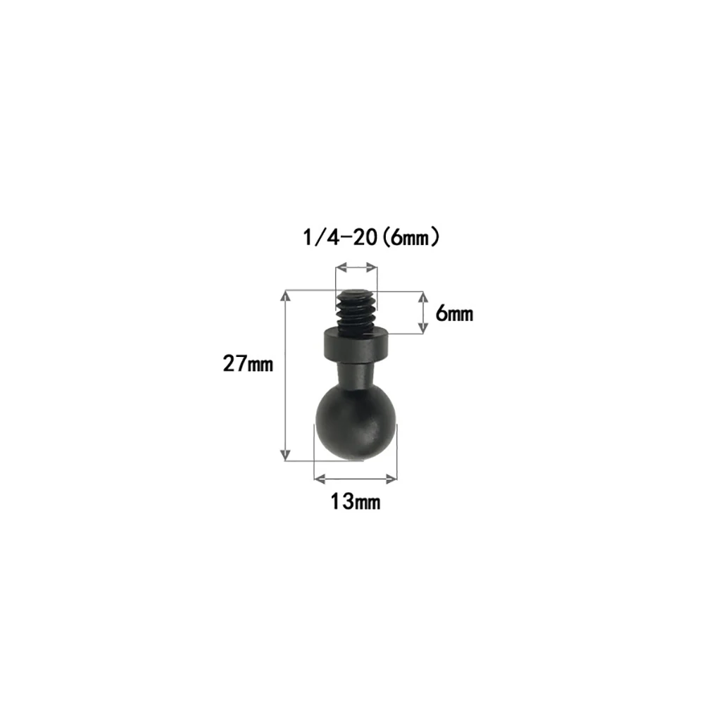 1/4" Screw Adapter for Hero For Insta360 Action Camera Phones GPS Holder 13mm/1