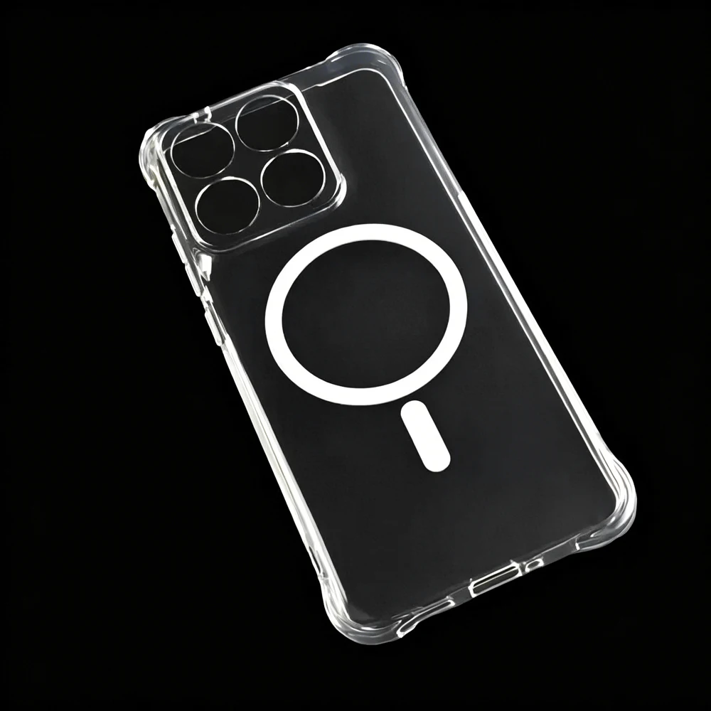 Clear Magnetic Shockproof TPU Case