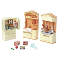 Sylvanian Families Dollhouse Playset Kitchen Play Set Accessories Gift Girl Toy No Figure New in Box 5341 1