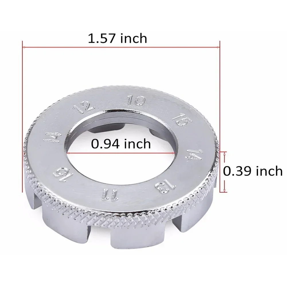 Professional-Grade Bicycle Wheel Maintenance Wrench 8-Slot Spoke Tensioner For 10g-15g Wires Hardened Rim Correction Tool